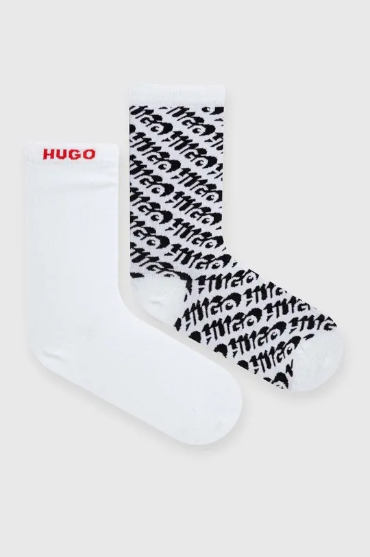 biela Ponožky HUGO 2-pak Dámsky