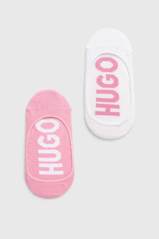 ροζ Κάλτσες HUGO 2-pack Γυναικεία
