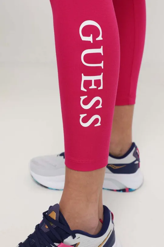 różowy Guess legginsy ELLE