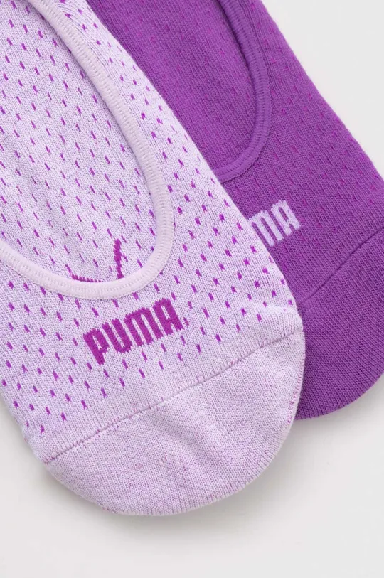 Ponožky Puma 2-pak fialová