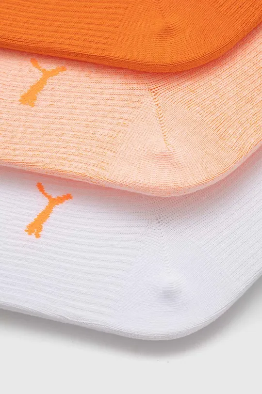Ponožky Puma 3-pak oranžová