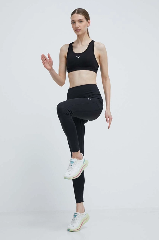 fekete Puma edzős legging EVOSTRIPE Női