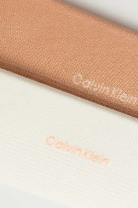 Nogavice Calvin Klein 2-pack roza