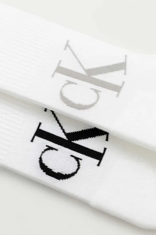 Шкарпетки Calvin Klein Jeans 2-pack білий