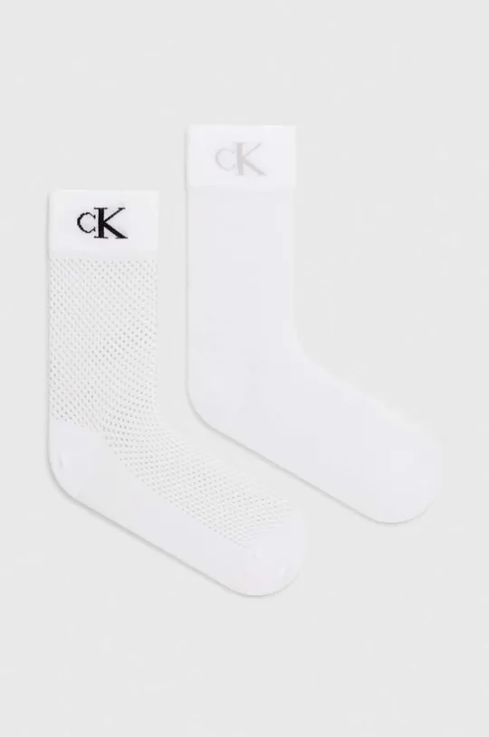 bijela Čarape Calvin Klein Jeans 2-pack Ženski