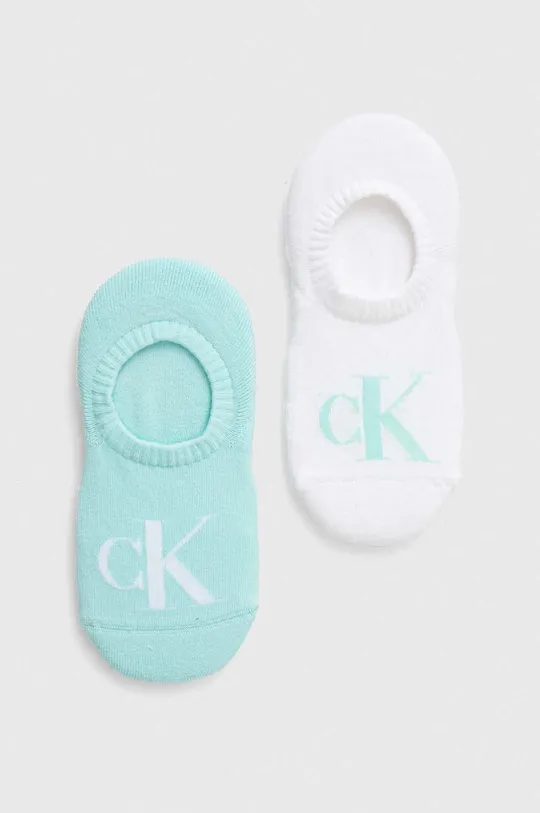tyrkysová Ponožky Calvin Klein Jeans 2-pak Dámsky