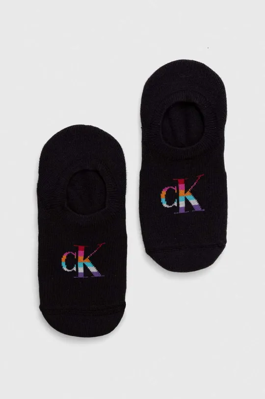 μαύρο Κάλτσες Calvin Klein Jeans 2-pack Γυναικεία