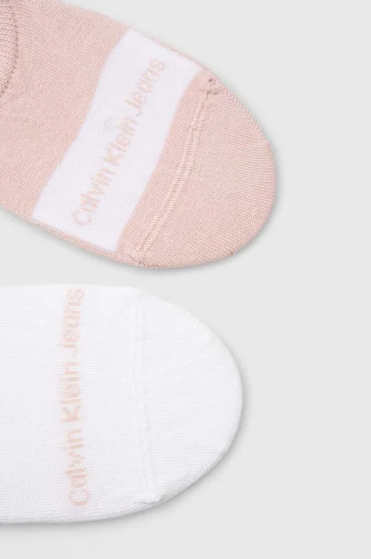 Κάλτσες Calvin Klein Jeans 2-pack ροζ
