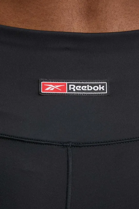 czarny Reebok legginsy treningowe Lux Bold