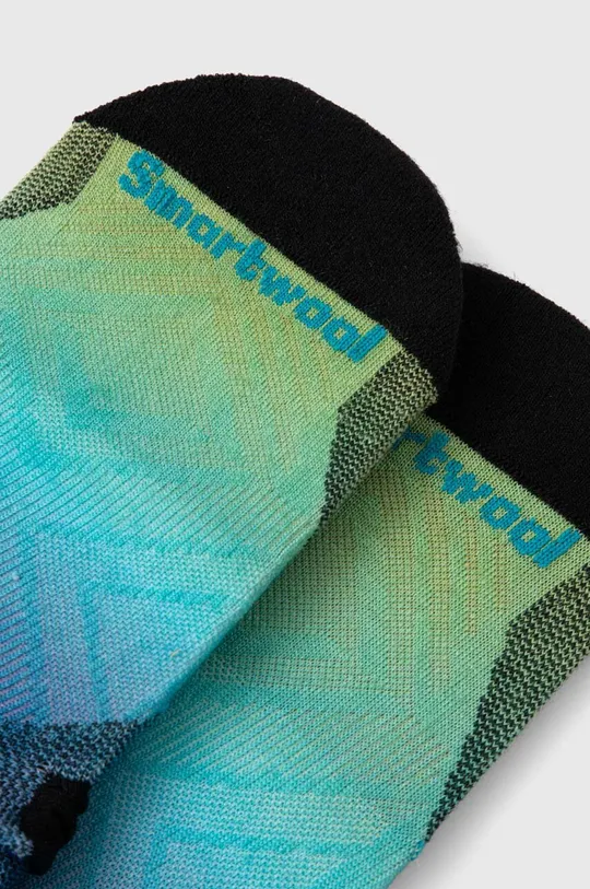Ponožky Smartwool Run Zero Cushion tyrkysová
