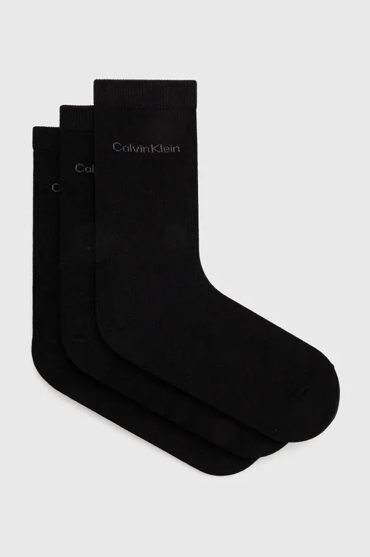 crna Čarape Calvin Klein 3-pack Ženski