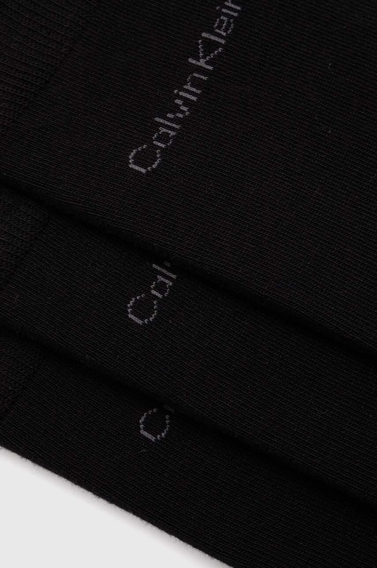 Ponožky Calvin Klein 3-pak čierna