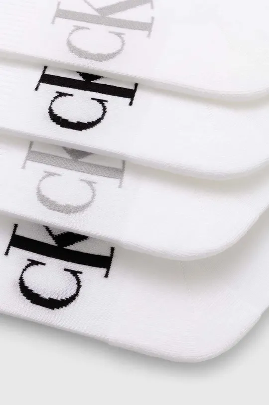 Шкарпетки Calvin Klein Jeans 4-pack білий