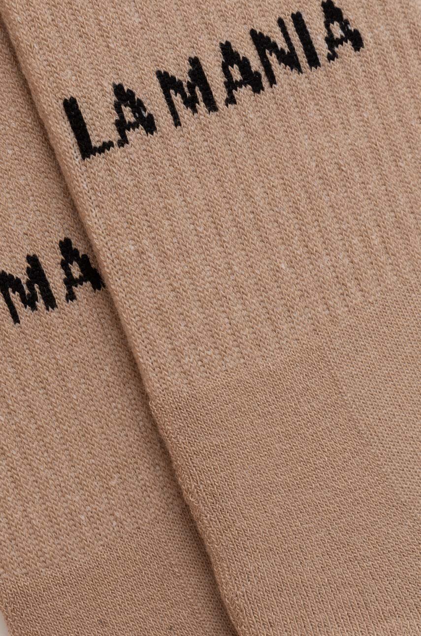 La Mania skarpetki damskie kolor beżowy SOCKS.2