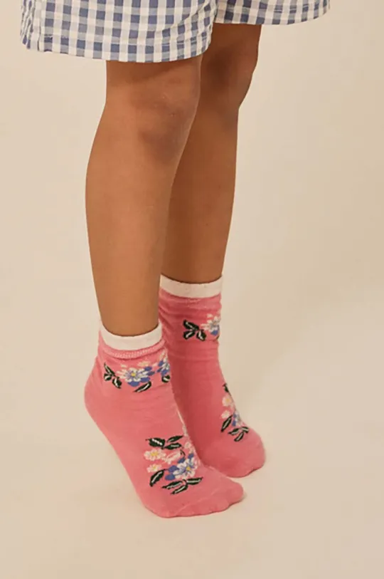 рожевий Дитячі шкарпетки Konges Sløjd 2-pack