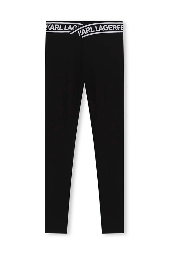 nero Karl Lagerfeld leggings per bambini Ragazze