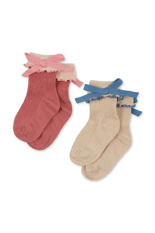 πολύχρωμο Παιδικές κάλτσες Konges Sløjd 2-pack Για κορίτσια