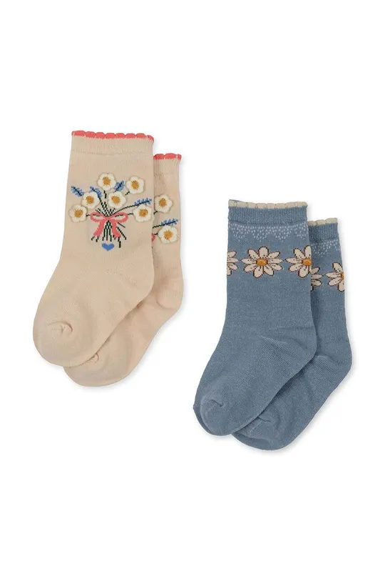 барвистий Дитячі шкарпетки Konges Sløjd 2-pack Для дівчаток