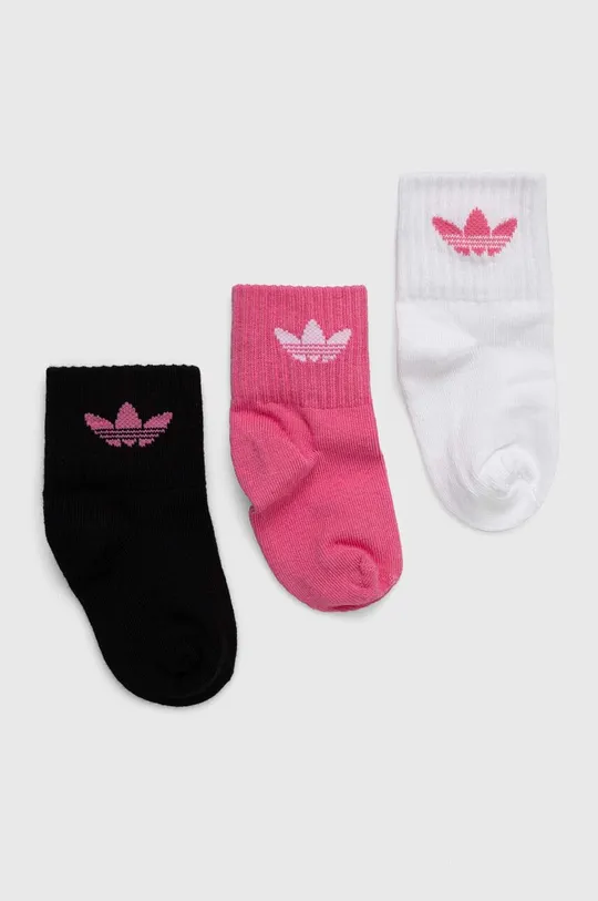 viacfarebná Detské ponožky adidas Originals 3-pak Dievčenský