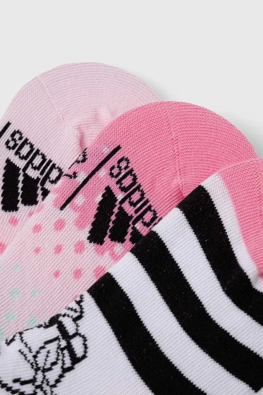 Detské ponožky adidas Performance 3-pak ružová
