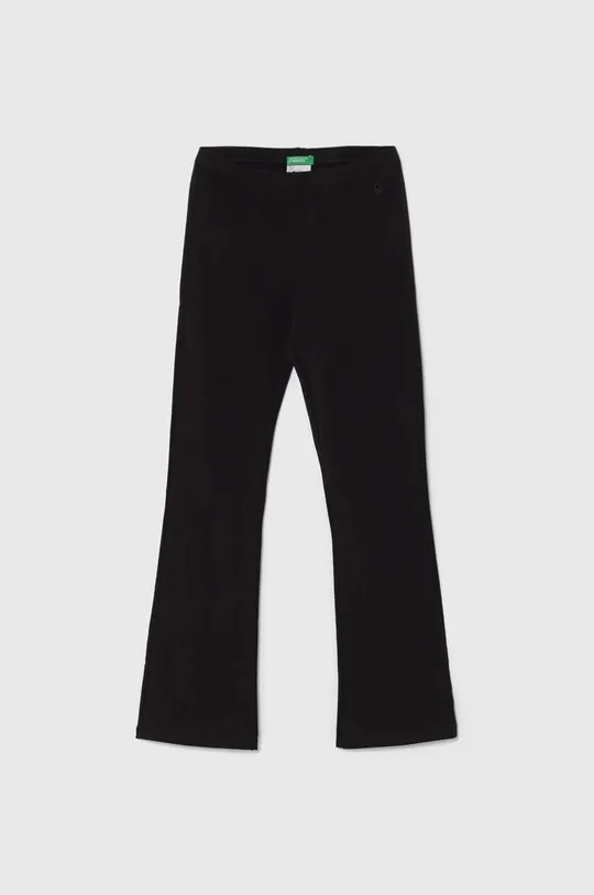 czarny United Colors of Benetton spodnie dziecięce Dziewczęcy