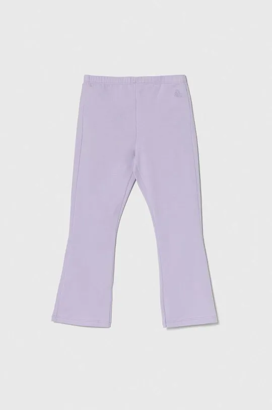 фіолетовий Дитячі легінси United Colors of Benetton Для дівчаток