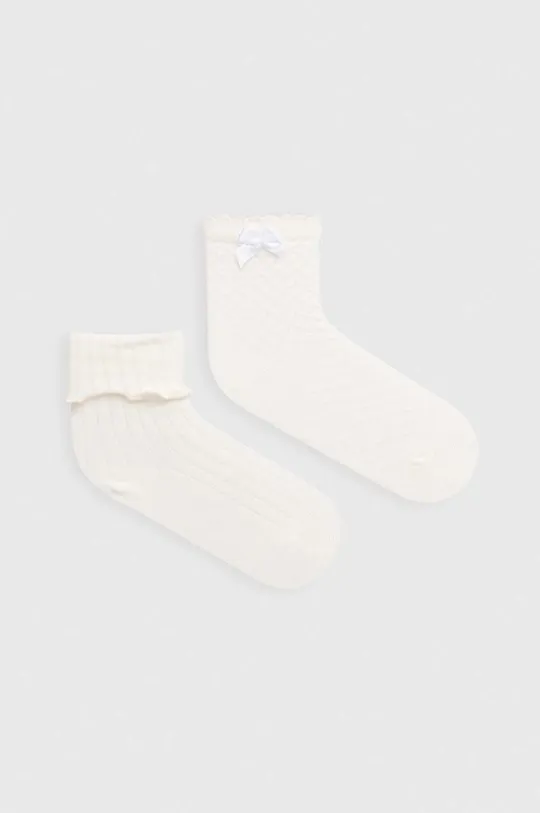 білий Шкарпетки для немовлят United Colors of Benetton 2-pack Для дівчаток