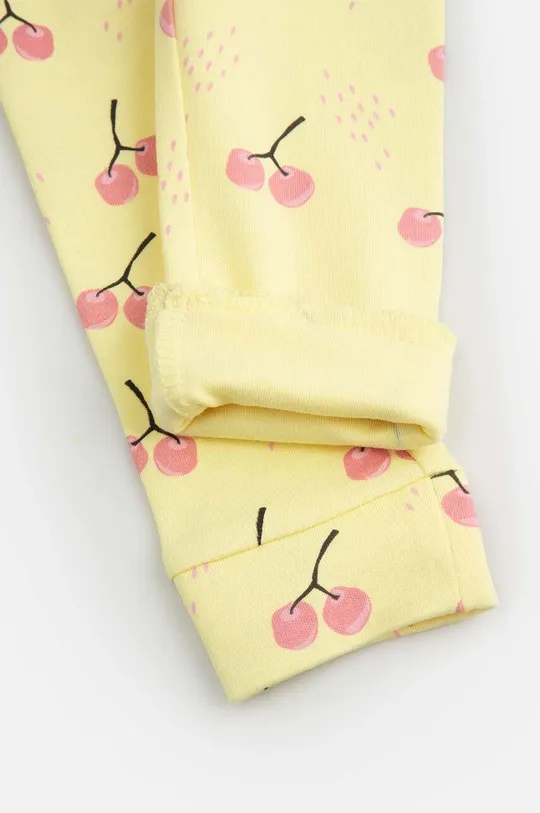 żółty Coccodrillo legginsy niemowlęce