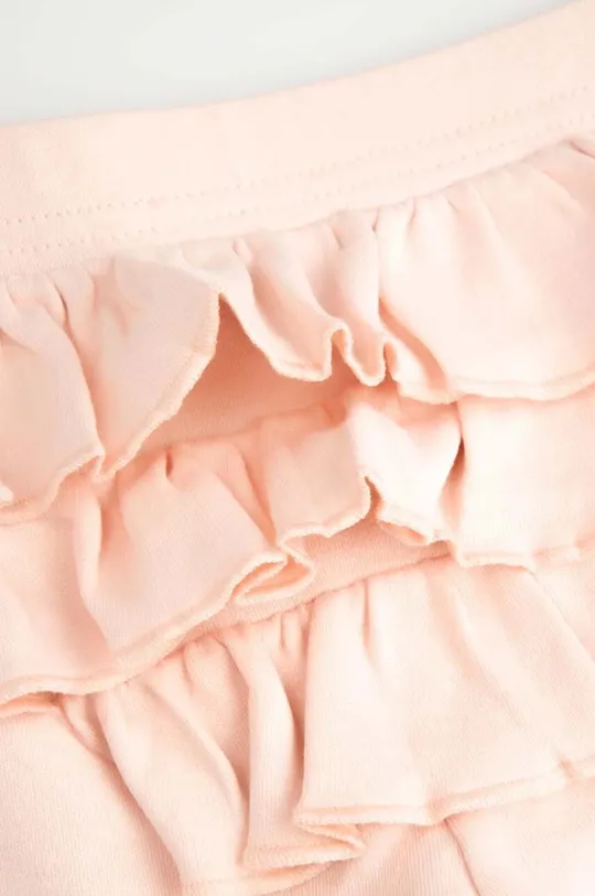różowy Coccodrillo legginsy bawełniane niemowlęce
