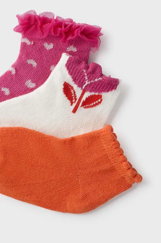 Κάλτσες μωρού Mayoral 3-pack ροζ