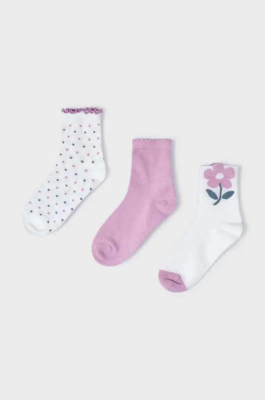 ljubičasta Dječje čarape Mayoral 3-pack Za djevojčice