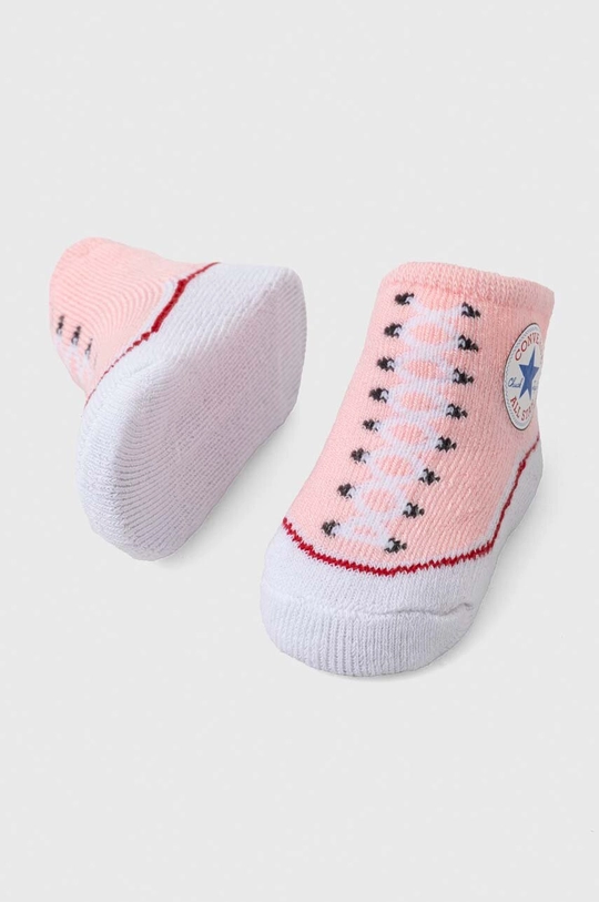 Čarapice za bebe Converse 2-pack roza