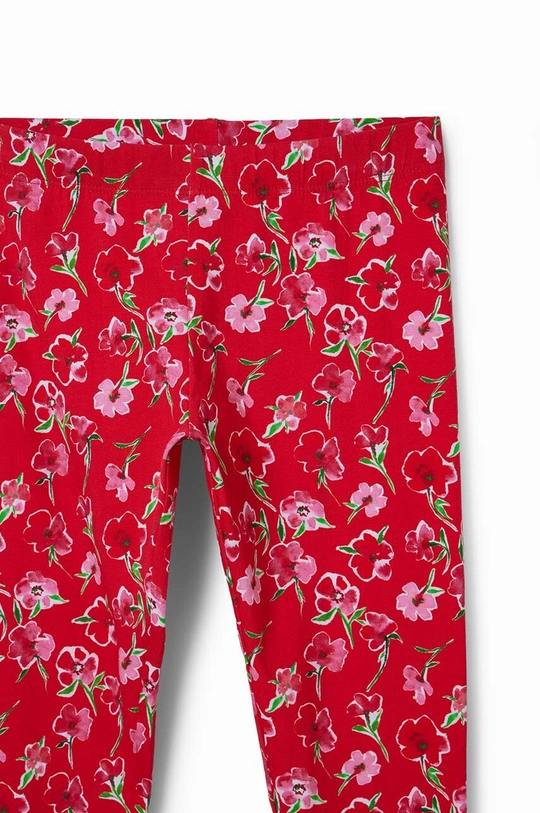 czerwony Desigual legginsy dziecięce