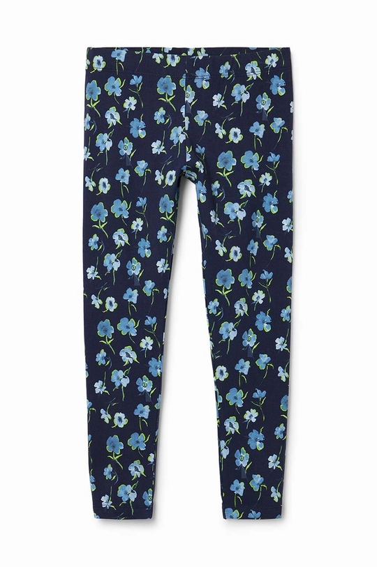 granatowy Desigual legginsy dziecięce Dziewczęcy