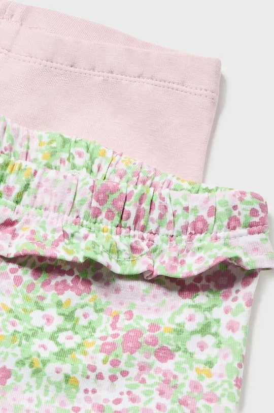 różowy Mayoral Newborn legginsy niemowlęce 2-pack
