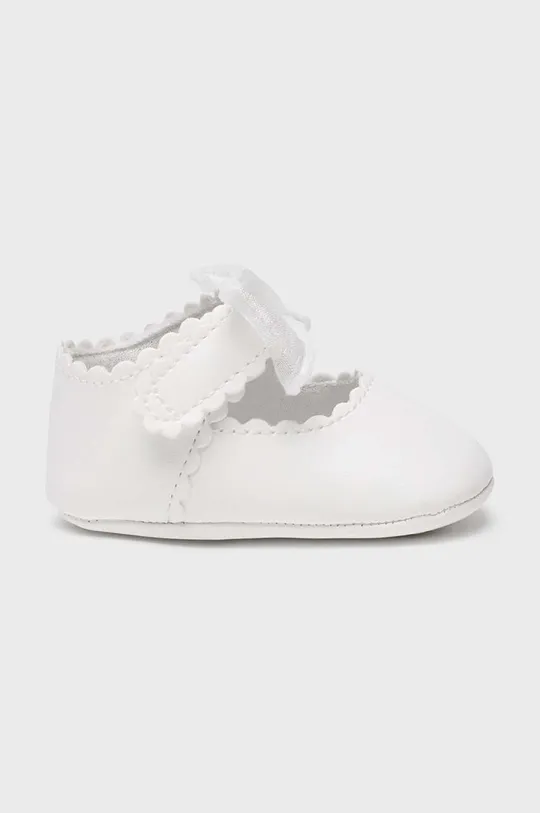 biały Mayoral Newborn buty niemowlęce Dziewczęcy