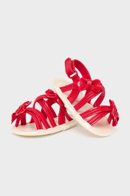 piros Mayoral Newborn baba cipő Lány