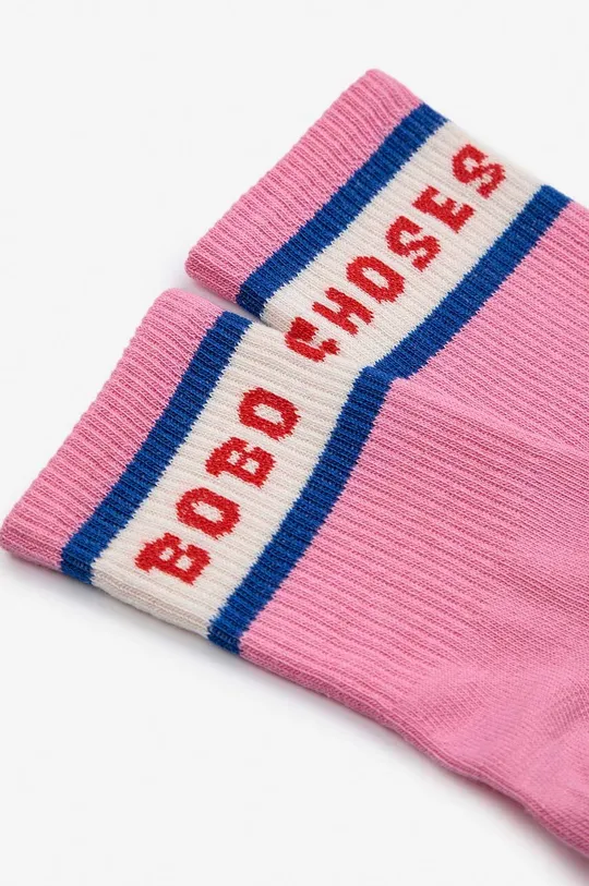 Otroške nogavice Bobo Choses roza