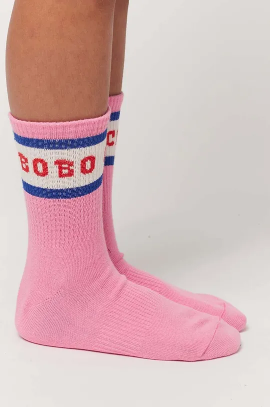 ροζ Παιδικές κάλτσες Bobo Choses