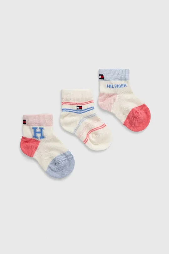 бежевий Шкарпетки для немовлят Tommy Hilfiger 3-pack Для дівчаток