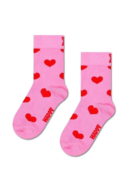 μωβ Παιδικές κάλτσες Happy Socks Kids Heart Sock Για κορίτσια