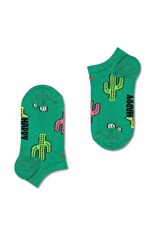Detské ponožky Happy Socks Kids Cactus Low Socks 2-pak 79 % Bavlna, 20 % Polyamid, 1 % Elastan