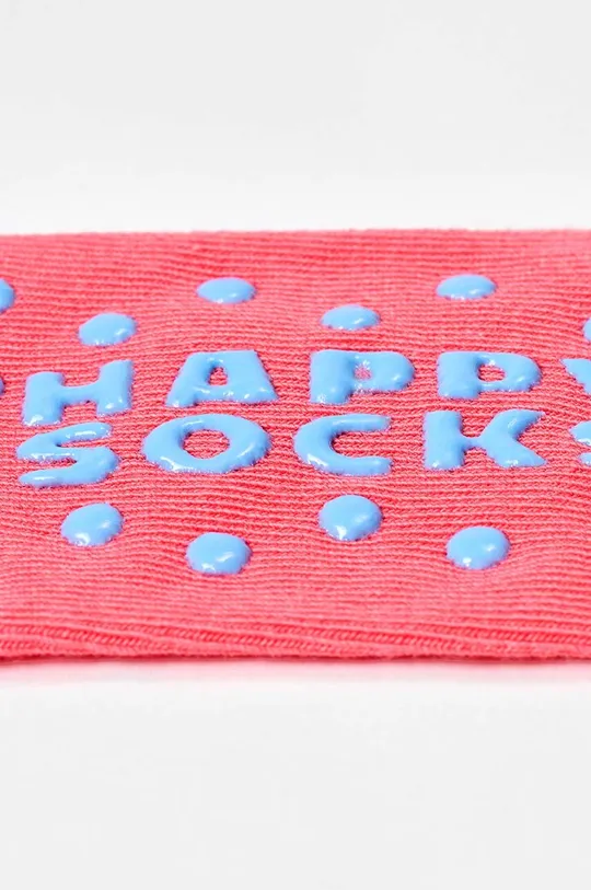 Detské ponožky Happy Socks Kids Flower Anti-Slip Socks 2-pak ružová