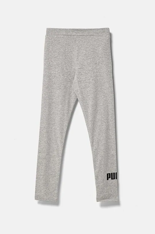 Дитячі легінси Puma ESS Logo Leggings G з еластаном сірий 587035