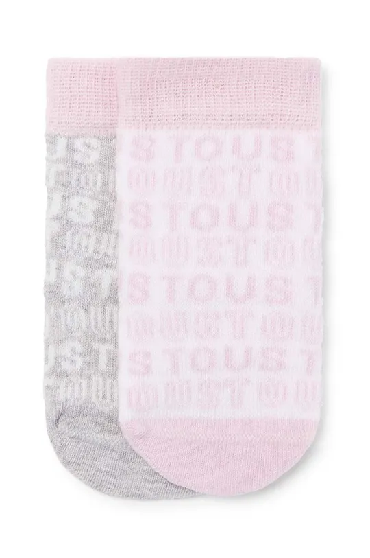 ružová Ponožky pre bábätká Tous 2-pak Dievčenský