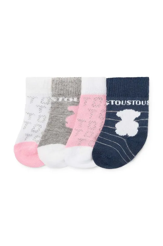 рожевий Шкарпетки для немовлят Tous 4-pack Для дівчаток