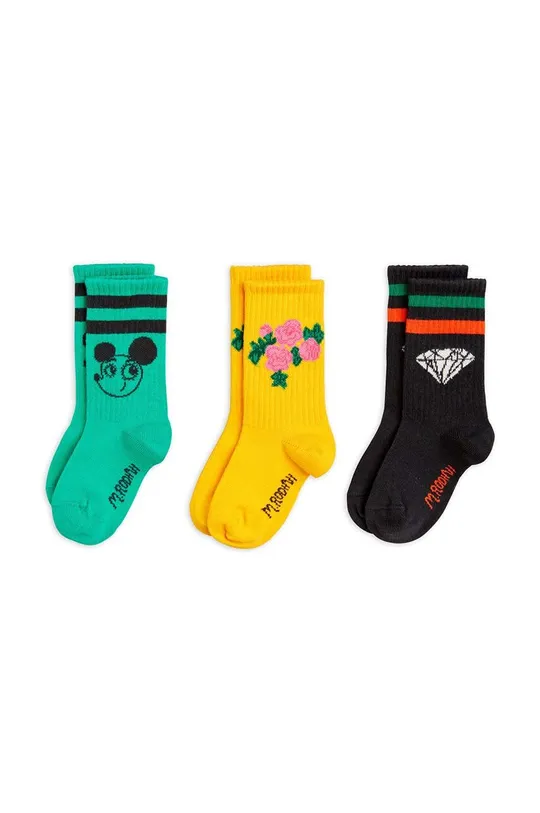 viacfarebná Detské ponožky Mini Rodini 3-pak Detský