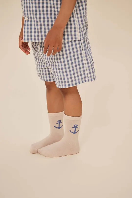 Detské ponožky Konges Sløjd 2-pak béžová