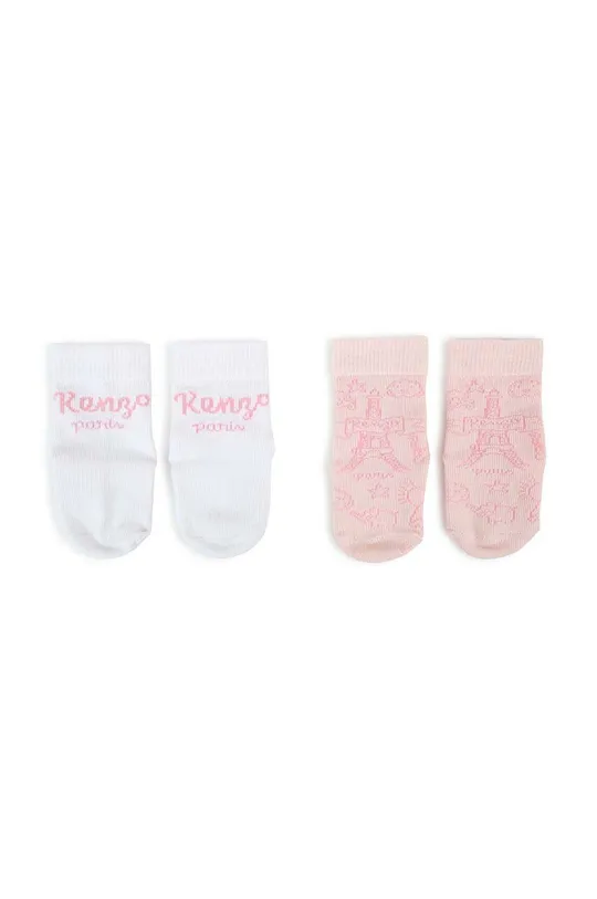 roza Nogavice za dojenčka Kenzo Kids 2-pack