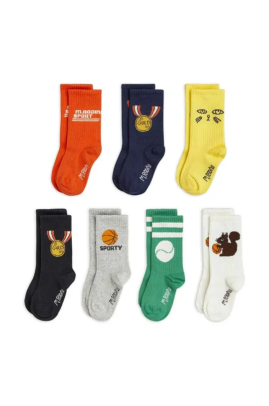 viacfarebná Detské ponožky Mini Rodini 7-pak Detský
